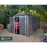 Canopia Rubicon Ultrahållbar Redskapsbod 7 m² - Mörkgrå