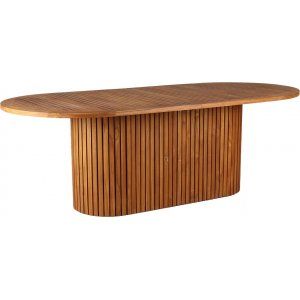 Saltö ovalt matbord i teak 220x100 cm - Teakbord
