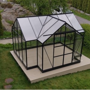 Växthus Triton 10,2 m² - svart