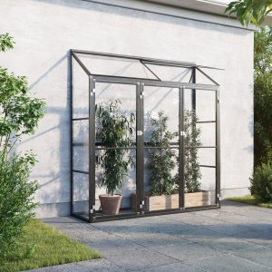 Väggväxthus Atlas - 0,9 m² + Växthusrengöring