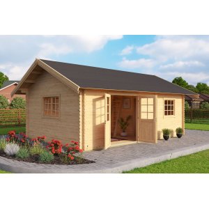 Attefallshus Lina Silver - 24,3 m²