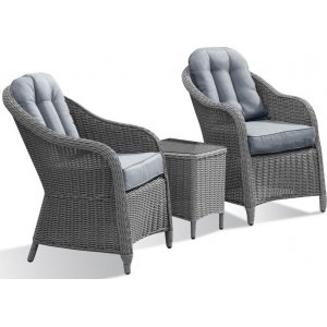 Halland utefåtölj konstrotting - 2 Pack