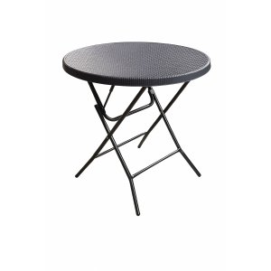 Cafebord - Ricky | Konstrottning | Svart + Rengöringsspray för utemöbler