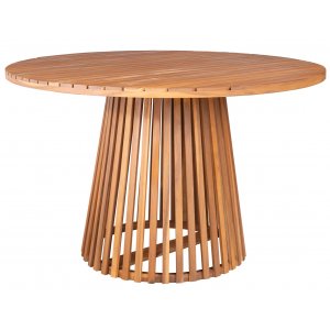 Storkö runt matbord i acacia D120 cm + Rengöringsspray för utemöbler