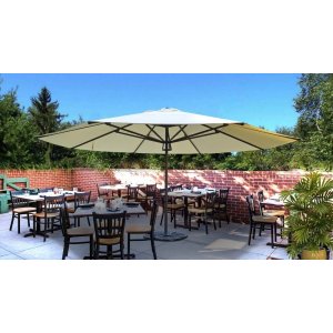 Parasoll Sunrise Premium - Ø 6 m + Textilimpregnering för utemöbler