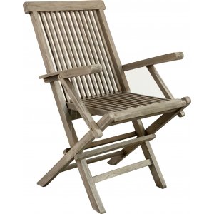 Saltö - Stol i grå teak + Textilimpregnering för utemöbler