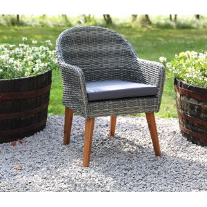 Utestol grå - Valetta + Textilimpregnering för utemöbler