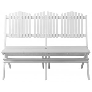 Haväng utesoffa - Vit + Rengöringsspray för utemöbler