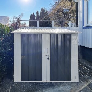 Cykelförråd 4,2 m² | Plats för 4 cyklar | Galvaniserad plåt