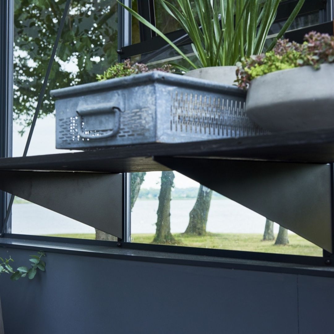 Svart konsoll 50cm för växthus Juliana - Växthustillbehör