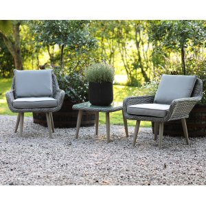 Loungeset konstrotting utomhus liten loungegrupp