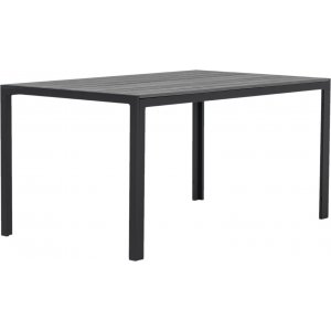 Las Vegas utebord 150x90 cm svart aintwood trädgårdsbord
