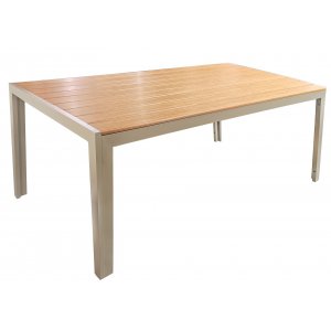 Las Vegas trädgårdsbord 205x90cm Beige Trä