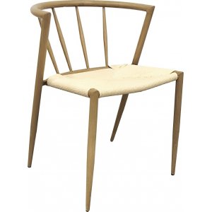 Utestol ekfinish rep Bella - Trädgårdsstol utomhus